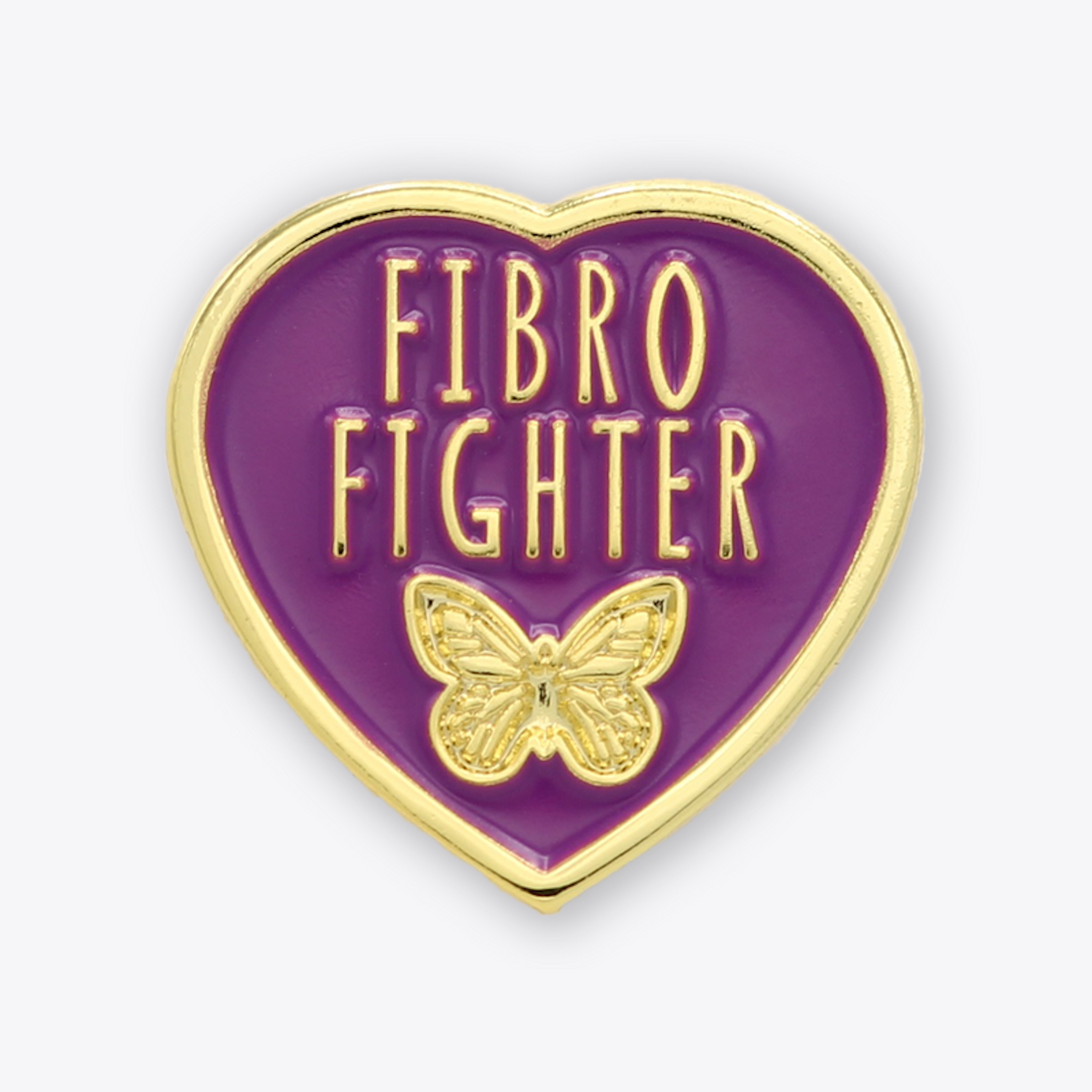 Fibro fighter lapel pin