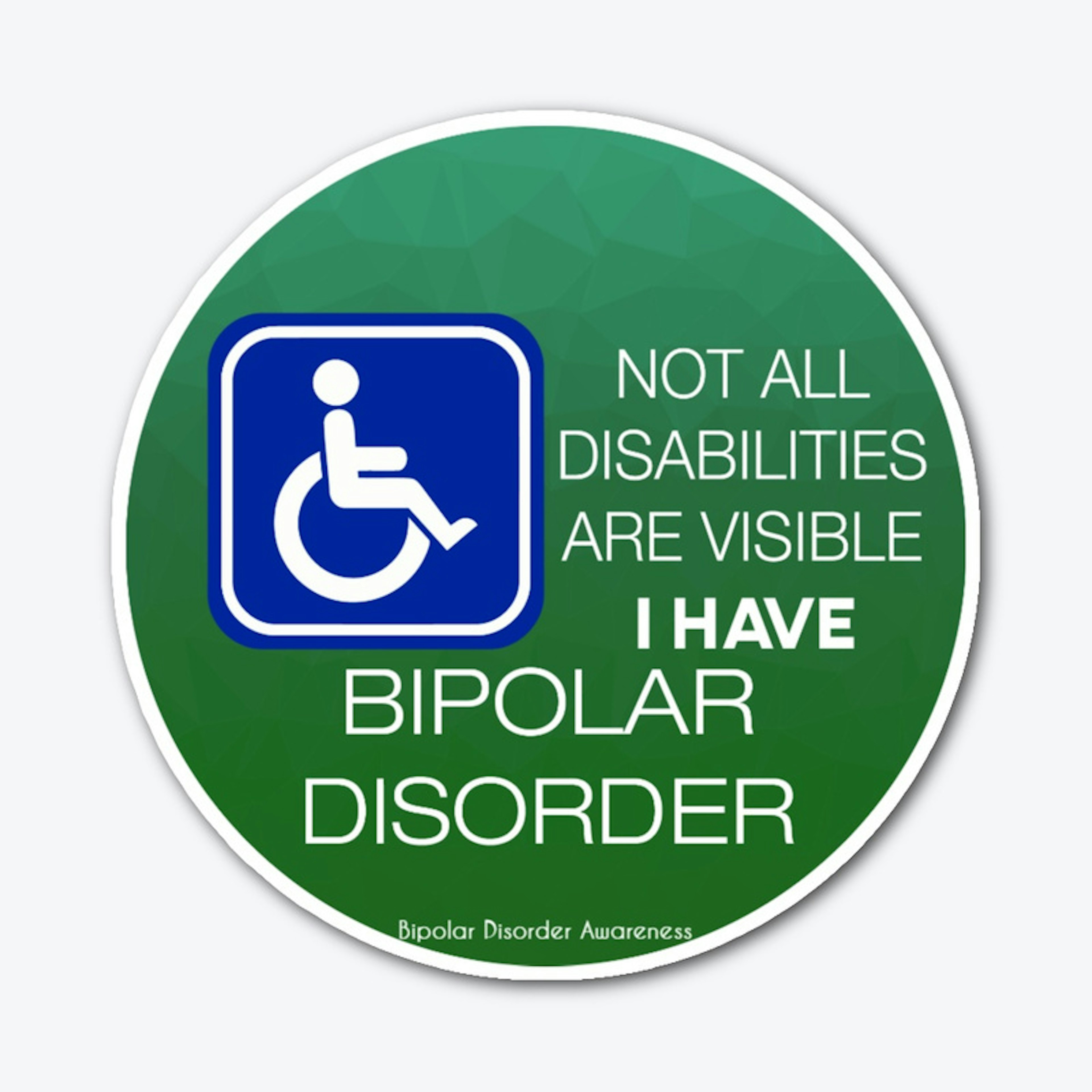 Bipolar Disability Sticker