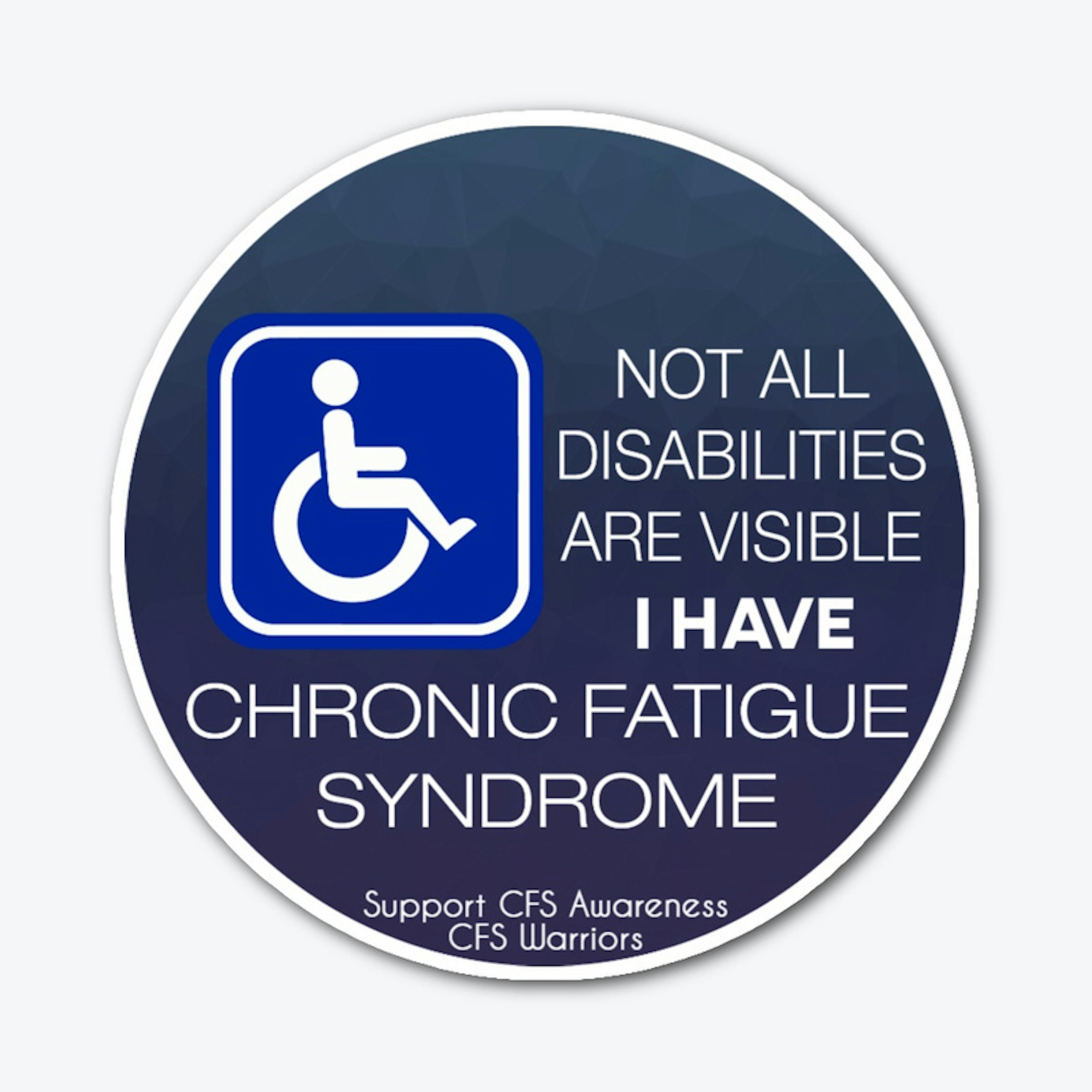 CFS Disability Sticker
