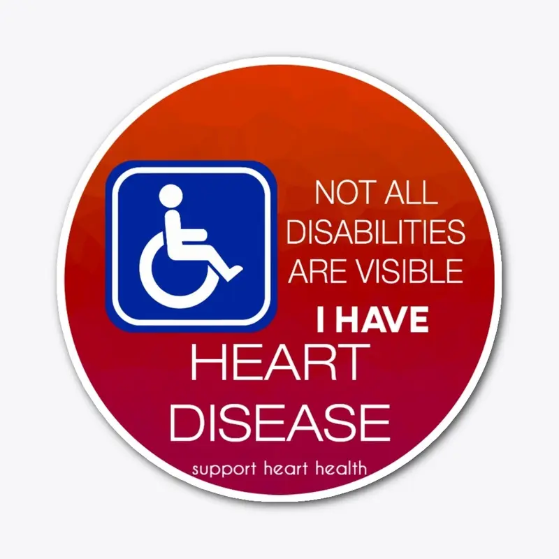 Disability Sticker for heart patient